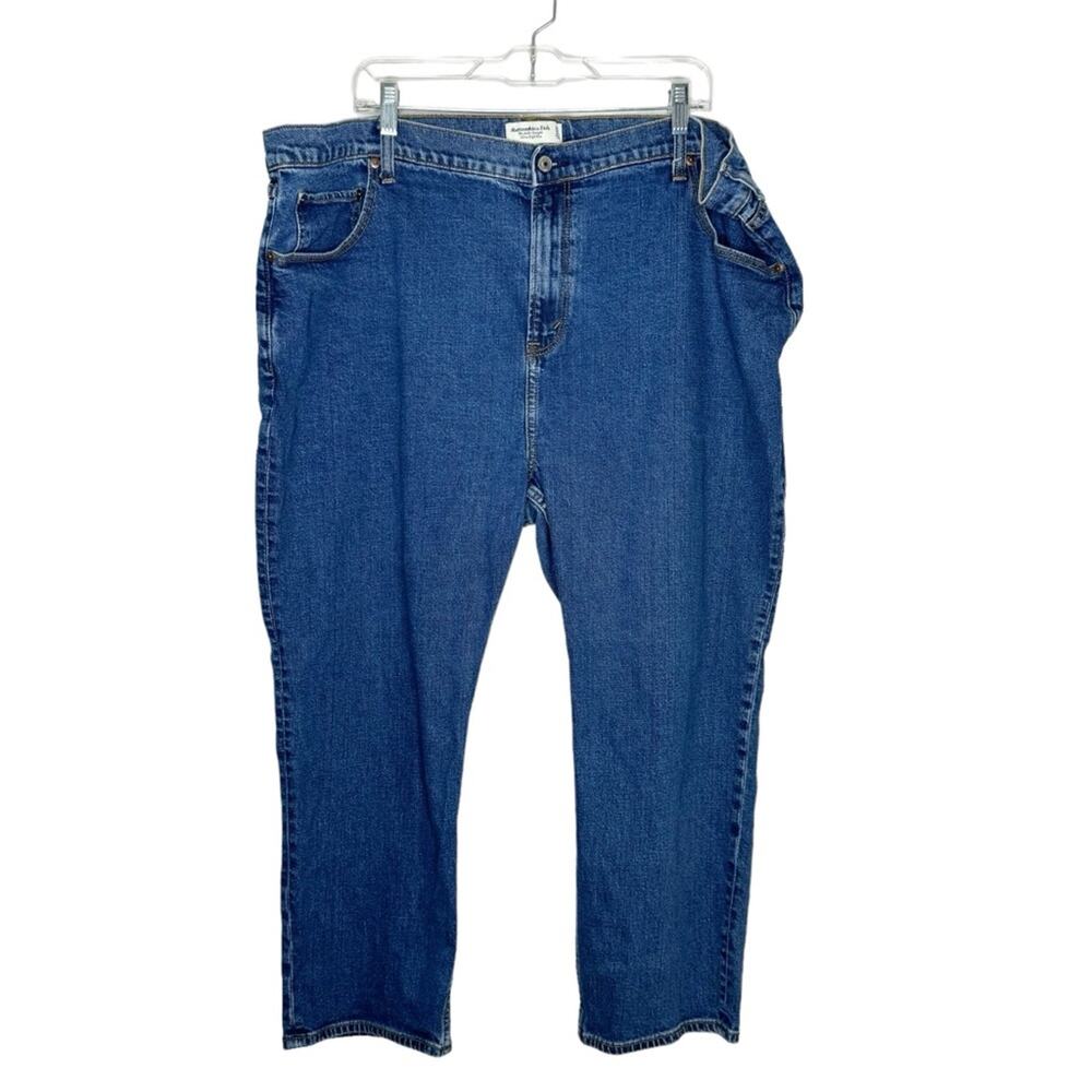 ABERCROMBIE & FITCH / the ankle straight ultra high rise denim jeans / 22 SHORT